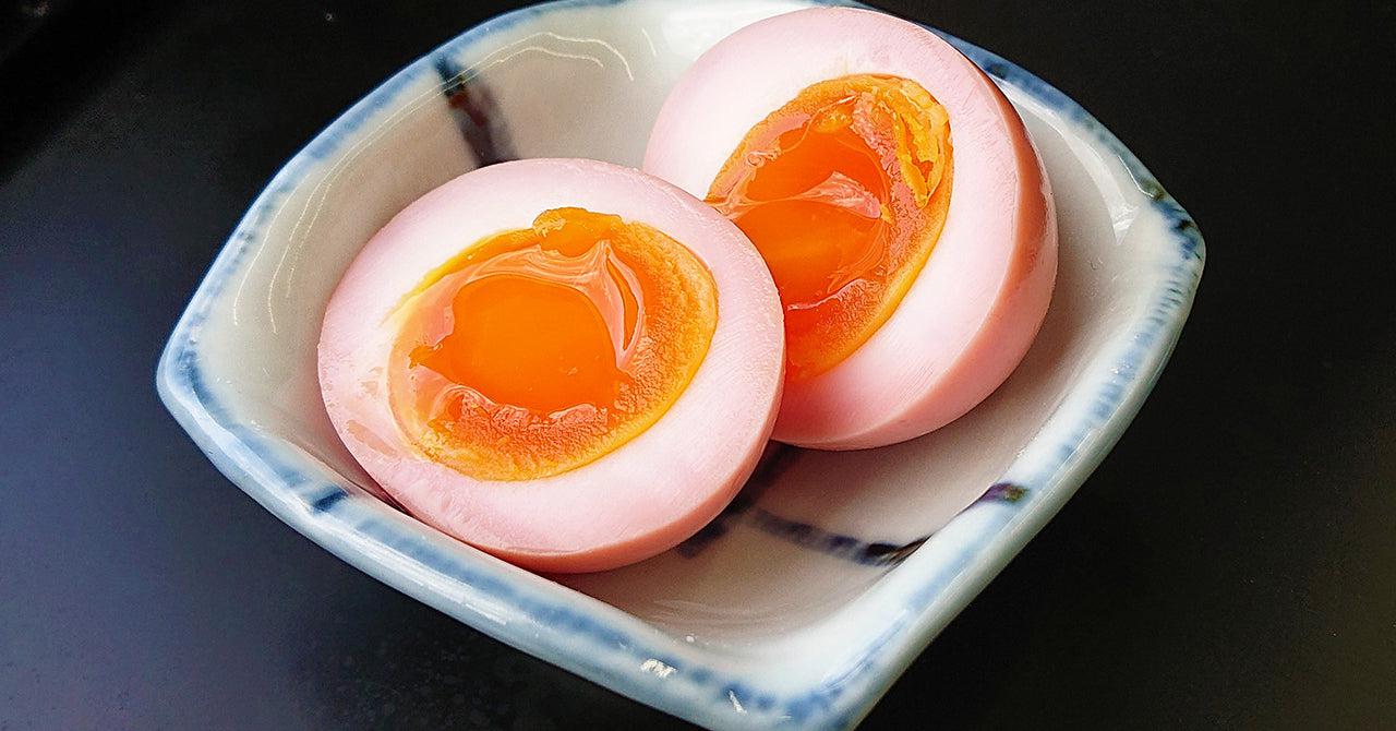 桜色の味付け玉子自作キットのプレゼント！ - らーめんAFURI 公式通販サイト