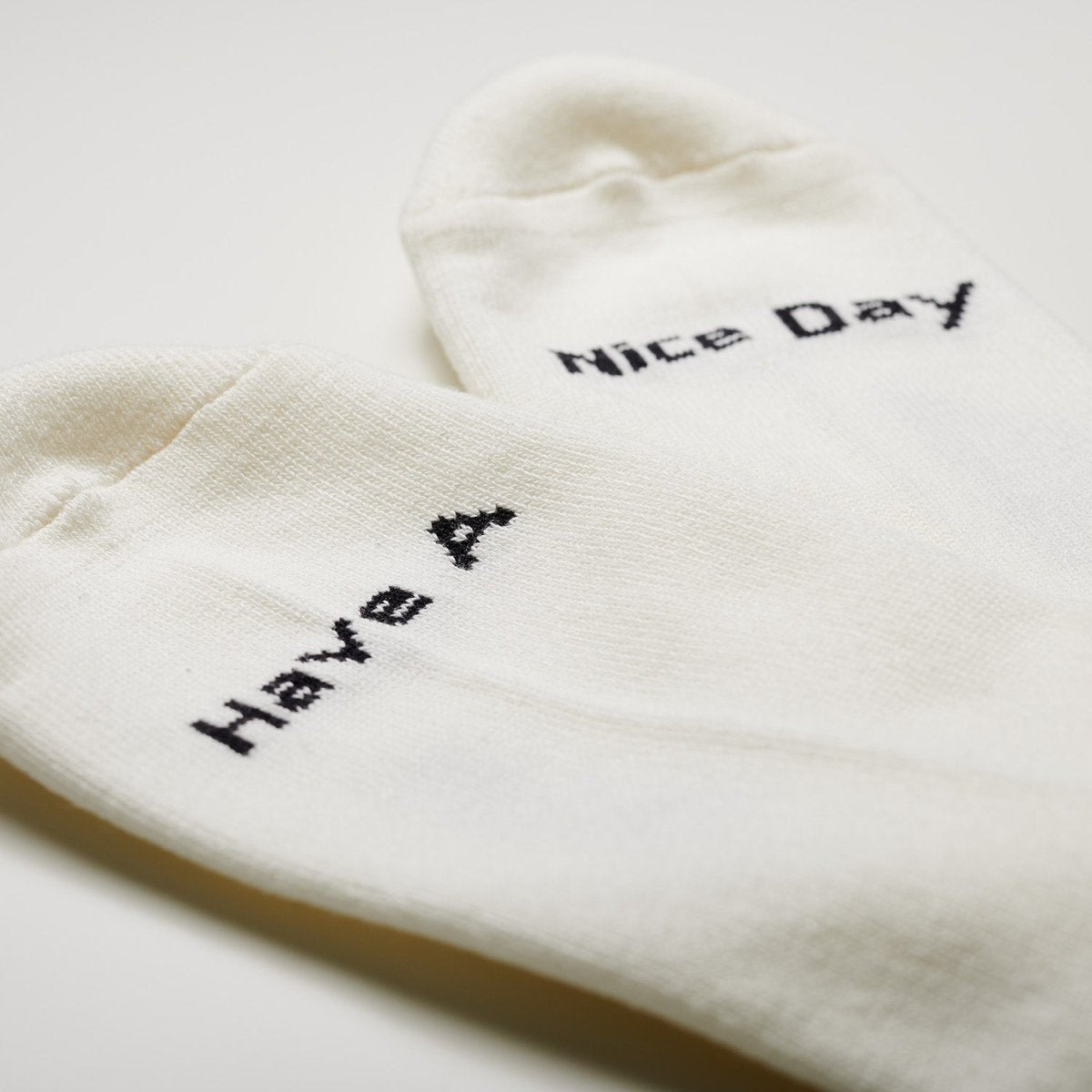 AFURI "Have A Nice Day" Socks / Black - らーめんAFURI 公式通販サイト