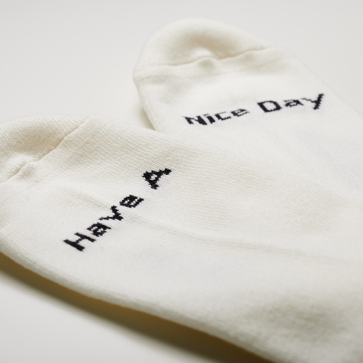 AFURI "Have A Nice Day" Socks / Black