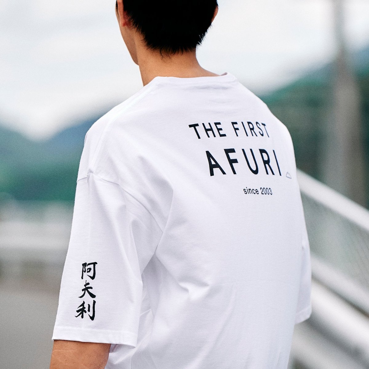 AFURI20th Big silhouette T-shirt（WHITE） - らーめんAFURI 公式通販サイト