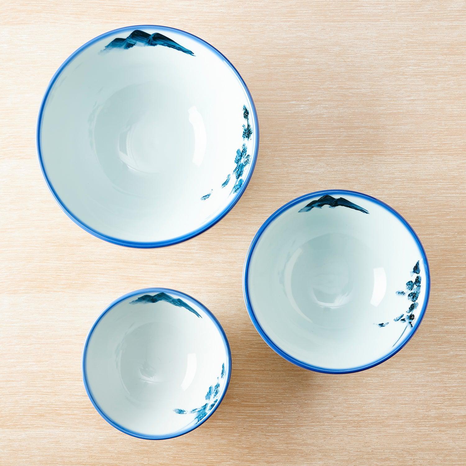 AFURI Original Half Ramen Bowl (Blue)